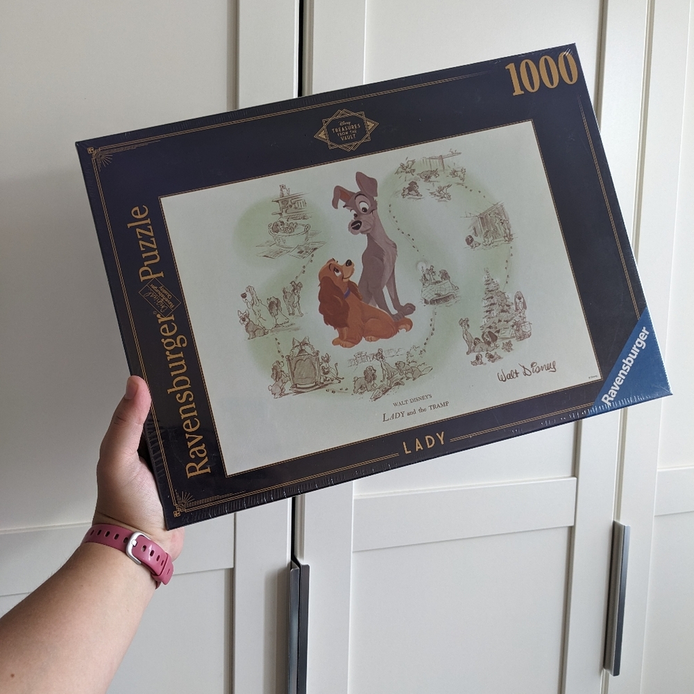 Ravensburger Disney Treasures from The Vault: Lady 1000 Piece Jigsaw Puzzle